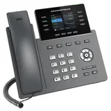 IP телефон, Grandstream, GRP2624, 4 SIP-аккаунта, 8 линий, 2x GbE PoE, Wi-Fi, цветной ЖК-дисплей 320x240 (2.8"), поддержка GBX20, блок питания 12 В/1 А