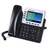 Grandstream GXP2140, PoE 4-line Enterprise HD IP Phone, 480x272 TFT color LCD, Bluetooth dual GigE ports with 802.3af PoE, Bluetooth, USB, (with power supply) Поддерживает 4 линий, 4 SIP-аккаунта и