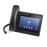Grandstream GXV3370, Android IP Multimedia Video Phone, 7" capacitive touch screen color LCD (1024x600), 1.3M pixel CMOS camera, Skype, Dual switched 10M/100/1000M Ethernet ports with integrated PoE