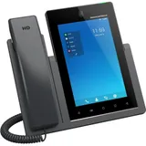 IP-видеотелефон, Grandstream, GXV3470, 16 SIP-аккаунтов, 16 линий, 2x GbE PoE, Wi-Fi, цветной сенсорный ЖК-экран 1280x800 (7.0"), камера 2 Мп