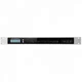IP-АТС, Grandstream, UCM6308, 8 RJ11 FXS, 8 RJ11 FXO, 2x GbE PoE LAN/WAN, 1 порт горячего резервирования, 3000 пользователей SIP, 300 одновременных вызовов, UCM RC, VideoServer, блок питания 12 В/2