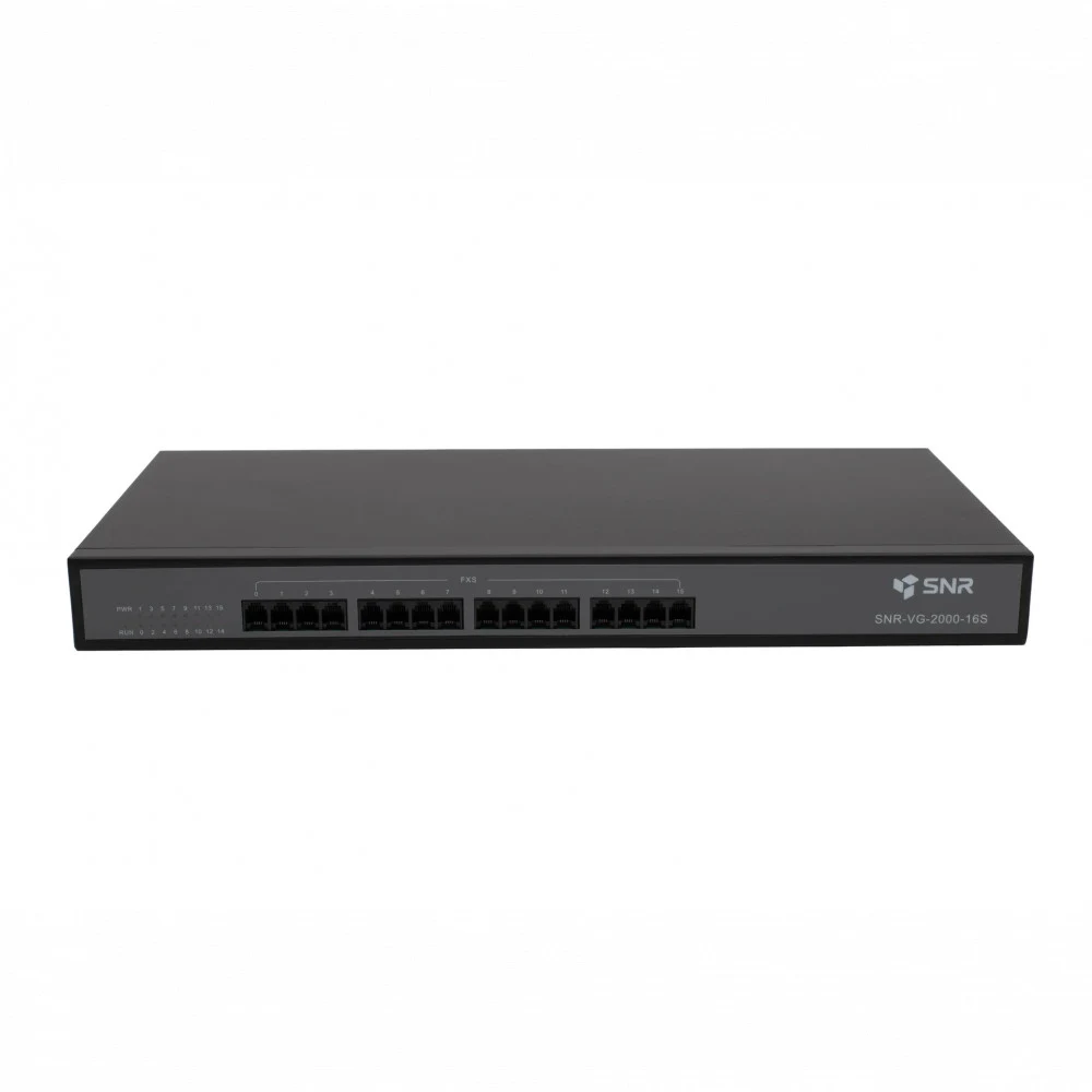 Шлюз VoIP SNR, 16 FXS, 4 RJ45, 16 SIP аккаунтов