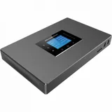 IP-АТС, Grandstream, UCM6302, 2 RJ11 FXS, 2 RJ11 FXO, 2x GbE PoE LAN/WAN, 1 порт горячего резервирования, 1000 пользователей SIP, 100 одновременных вызовов, UCM RC, VideoServer, блок питания 12 В/1.