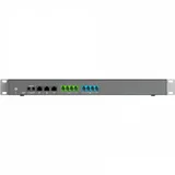 IP-АТС, Grandstream, UCM6304, 4 RJ11 FXS, 4 RJ11 FXO, 2x GbE PoE LAN/WAN, 1 порт горячего резервирования, 2000 пользователей SIP, 200 одновременных вызовов, UCM RC, VideoServer, блок питания 12 В/2