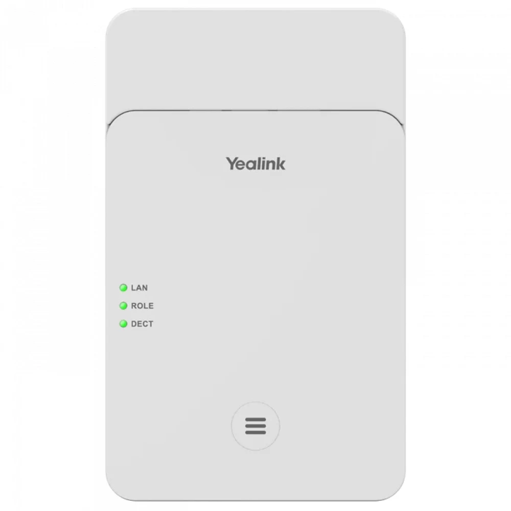 телефон YEALINK W75 mini MC (база W75B+контроллер W75DM), мини микросота DECT, до 3 баз, до 20 устр, до 40 выз, PoE, шт