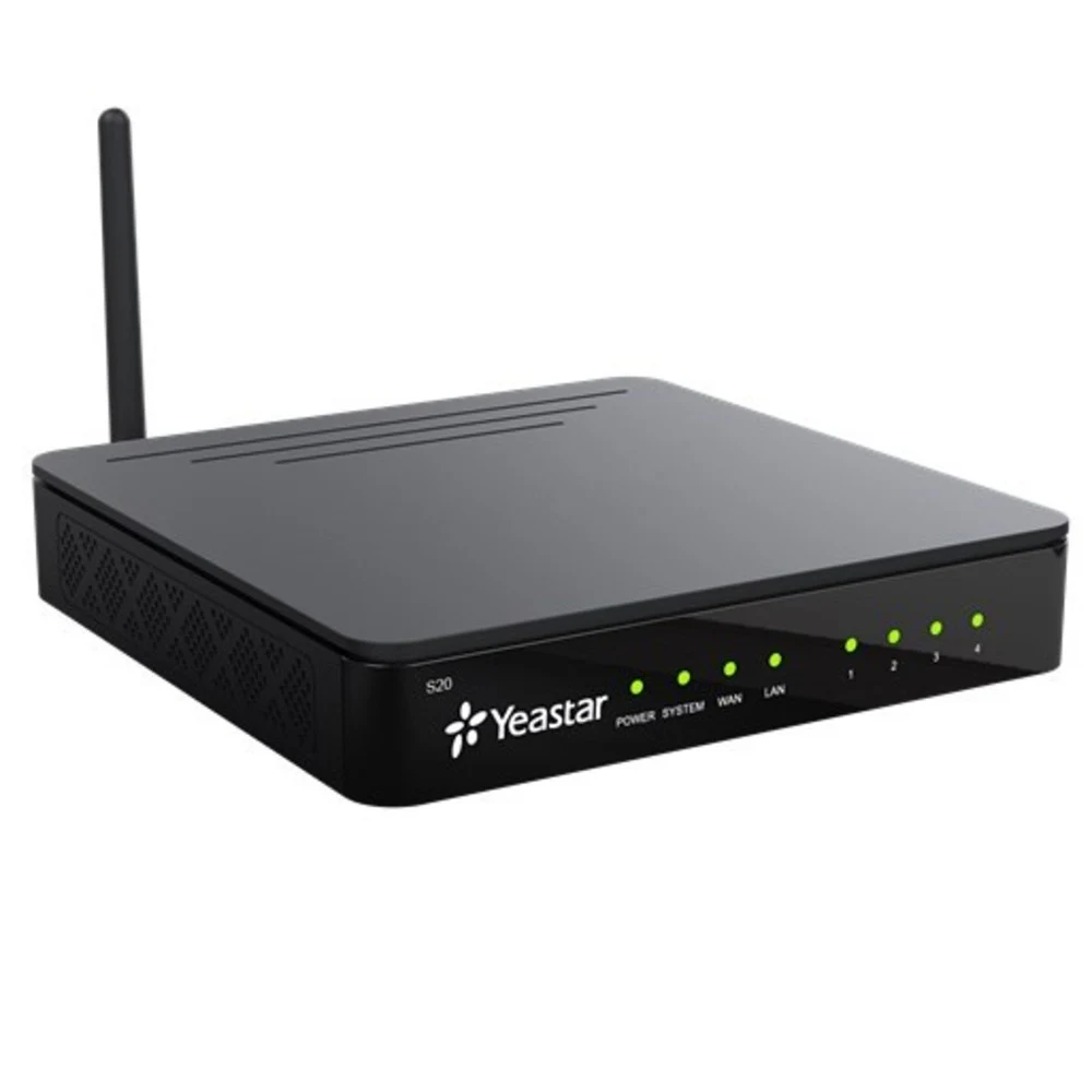 YEASTAR S20, 20 абонентов и 10 вызовов, поддержка FXO, FXS, GSM, BRI, шт