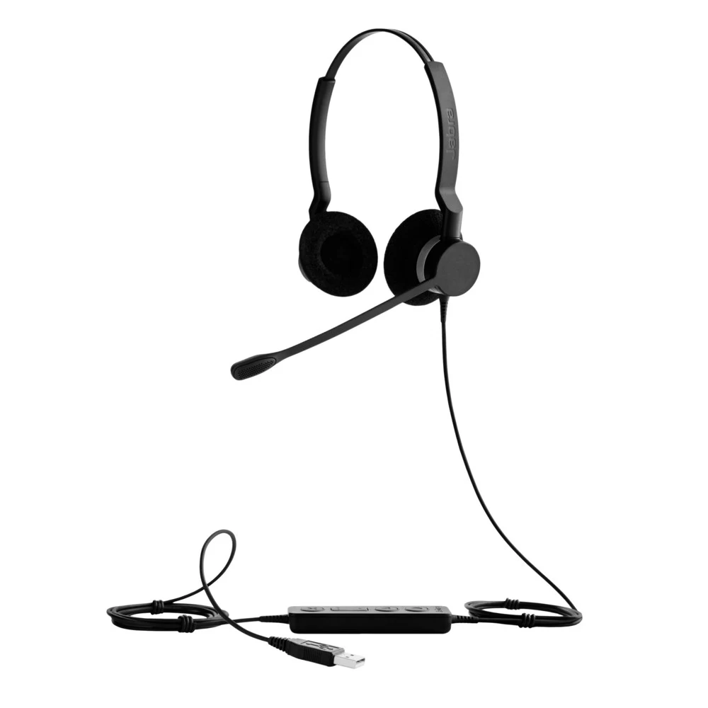 Гарнитура проводная Jabra BIZ 2300 Duo USB UC E-STD NC Hifi DSP PC Suite (2399-829-109)