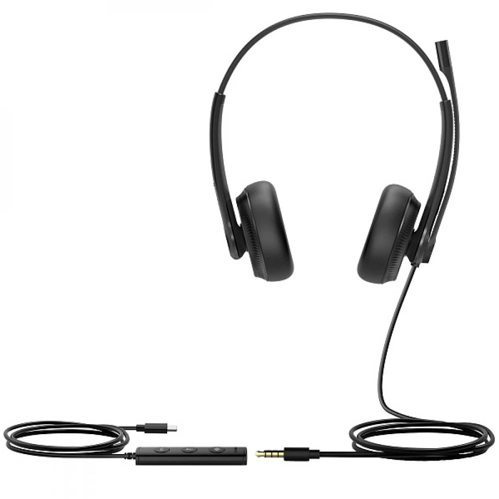 YEALINK UH34 SE Dual UC USB-C Дуо, Проводная, HD звук, USB Type-C, шт