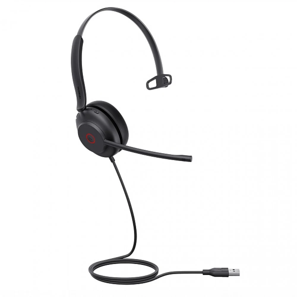 Гарнитура проводная YEALINK UH35 Mono UC (HD звук, шумоподавление, LED-индикатор, USB) (UH35 Mono UC)