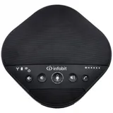 Спикерфон Infobit [iSpeaker M600] Комплект беспроводных всенаправленных спикерфонов, 5,8G, 5-метровый захват на 360 градусов, 2 каскадных спикерфона. Для помещений до 100 квадратных метров и 30 чело