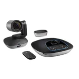 Интернет-камера Logitech Group ConferenceCam, поддержка Bluetooth и NFC (в комплекте камера, устр. громкой связи, пульт ДУ, концентратор, блок питания, крепление) Дополнительные микрофоны приобретаю