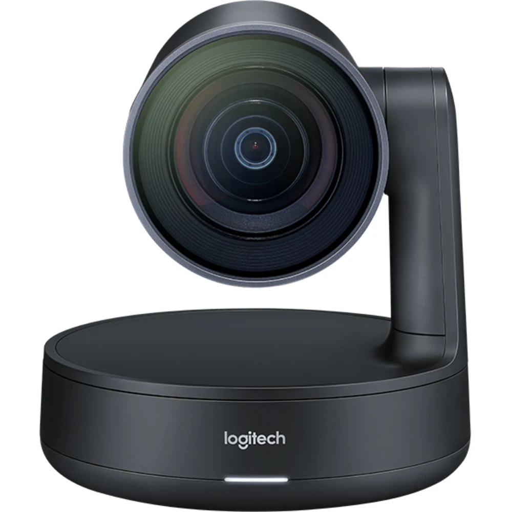 Logitech Веб-камера Conference Cam Rally, 3840 х 2160, 90°, пульт ДУ, USB 3.0, кабель Type-C, черный.