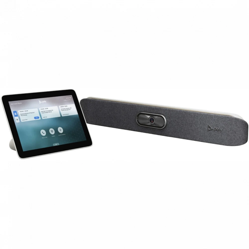 Видеотерминал/ POLY STUDIO X30 & TC8 4K Video Conf/Collab/Wireless Pres Sys:Touch Cntrl,4K 4x EPTZ auto-track Cam,Codec,Stereo Spkrphone,Monitor Clamp Kit Cables:1 HDMI 1.83m,1 CAT5E LAN 4.57m NTSC/