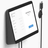 Крепление Logitech Wall Mount for Tap настенное для Logitech Tap: угол наклона 14° (узел настенного крепления (пластина и зажимная конструкция), магнитный фиксатор кабеля HDMI, монтажные приспособле