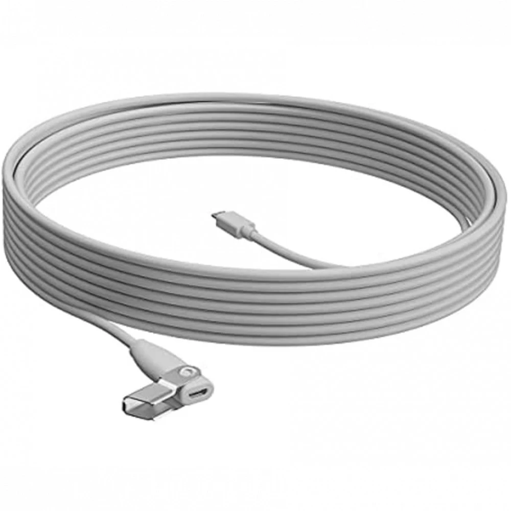 Кабель/ Accessory Logitech ,Rally Mic Pod ext Cable, Off-White