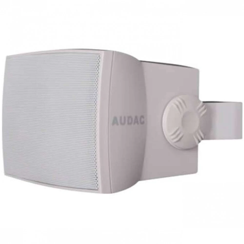 AUDAC Громкоговоритель настенный WX302/OW, Настенная двухполосная акустическая система. Мощность в 100-V режиме 20/10/5 Вт, при 8 Ом 30 Вт (RMS). Диаграмма направленности по вертикали 100° и горизон
