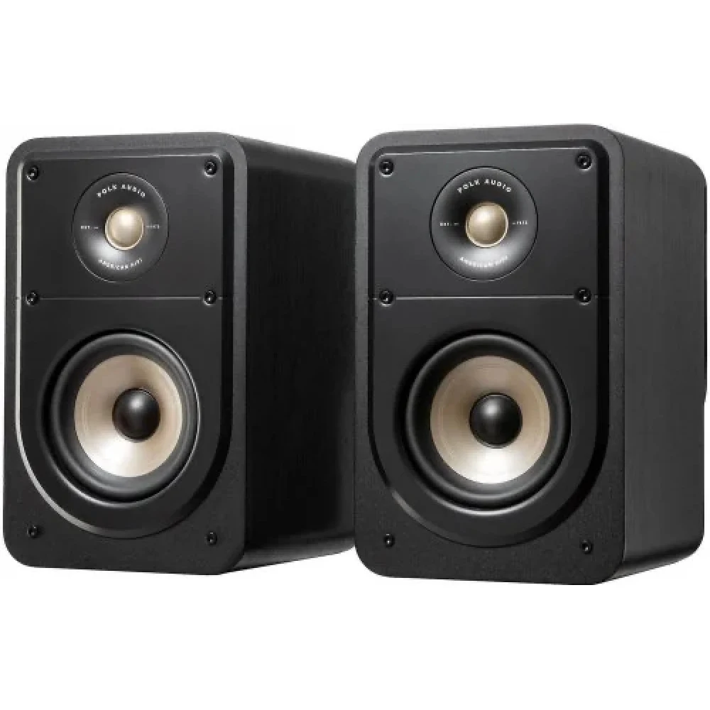 POLK AUDIO Громкоговоритель Sig Elite ES15 ЧЕРНЫЙ (Пара), 2-полосная полочная акустическая система Диапазон частот : 50 Гц – 40 кГц , Чувствительность: 85 дБ, Номинальный импеданс: 8 Ом, Реком. мощн