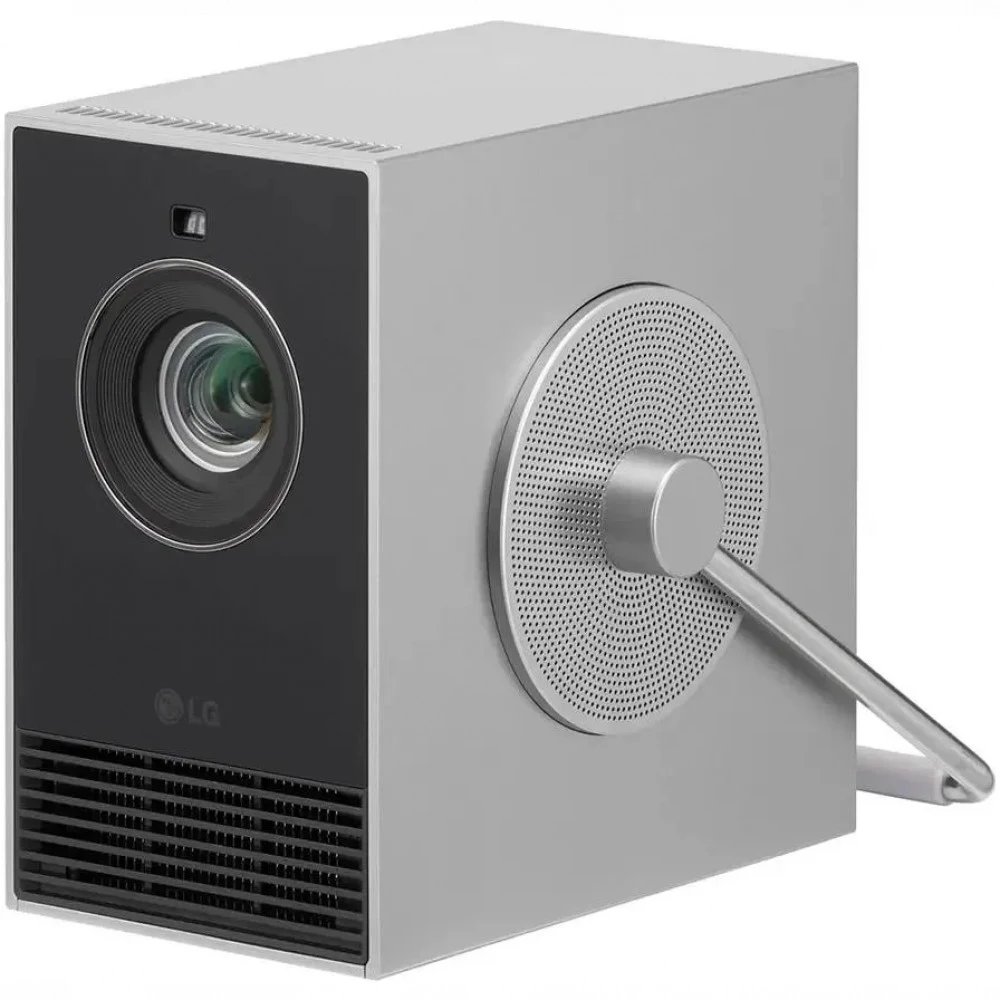 Лазерный проектор LG [HU710PB-GL] CineBeam Q для домашнего кинотеатра DLP, 500 Лм 4K UHD 450000:1 DCI-P3 154% TR 1,2:1 HDMI2.1(eARC) HDR10, HLG Smart TV (WebOS 6.0) Wi-Fi Airplay 2 DLNA Bluetooth US