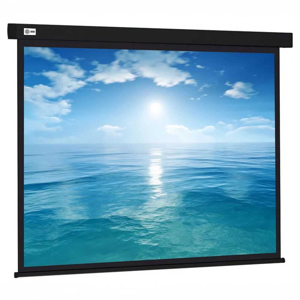 Экран Cactus 84" 104.6x186см Wallscreen CS-PSW-104X186-BK 16:9 настенно-потолочный рулонный черный
