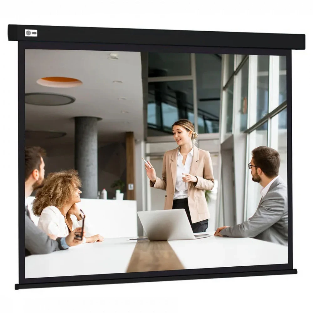 Экран Cactus 135" 168x299см Wallscreen CS-PSW-168X299-BK 16:9 настенно-потолочный рулонный черный
