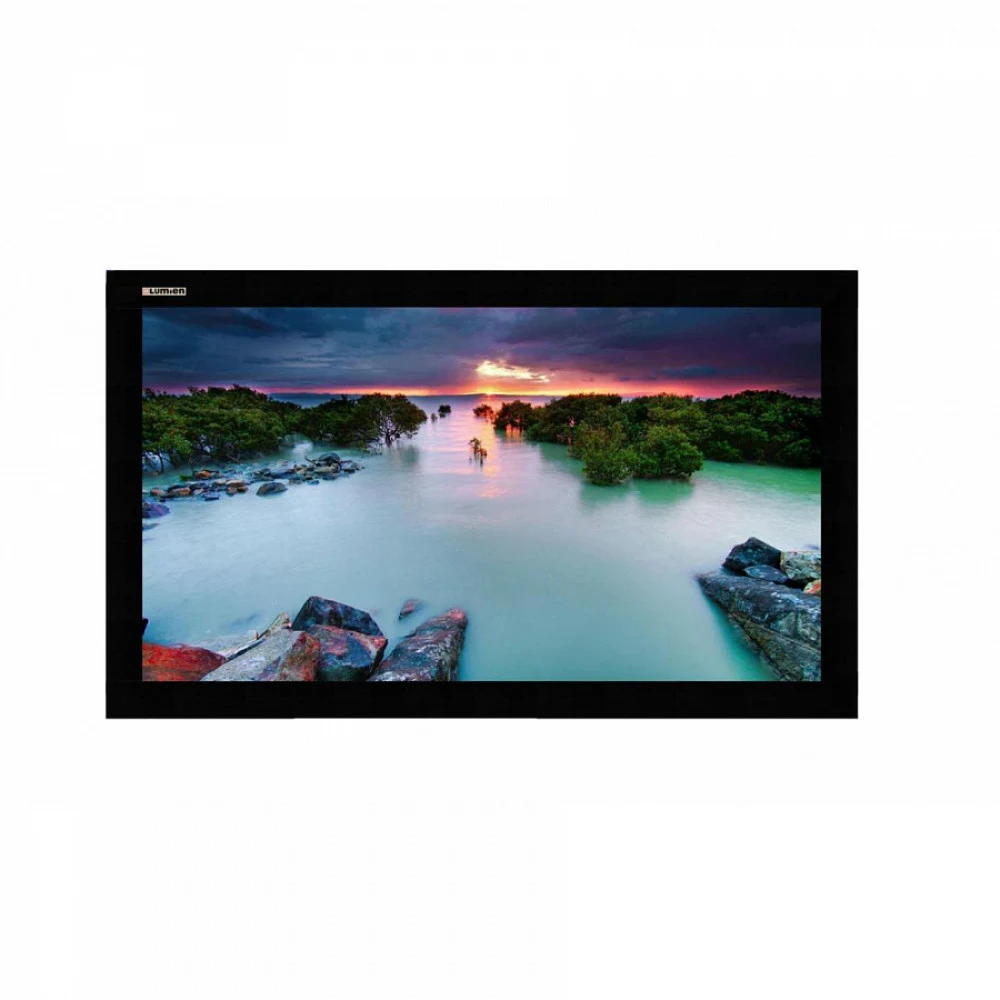 LCH-100130 - Экран Lumien LCH-100130 [Cinema Home] 232x400 см (раб.область 216x384 см) (174") Matte White ,алюминиевая рама обтянутая черным бархатом 16:9