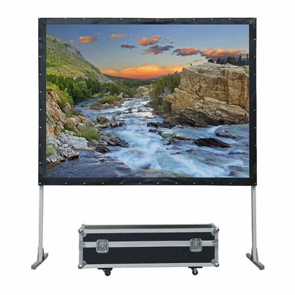 [LMF-100127] Экран Lumien [Master Fold] 258x404 см (180"), (раб. область 242x388 см) Matte White черн. кайма по периметру 16:10, поставляется в флайт-кейсе