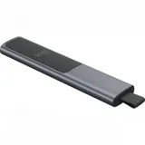 Презентер Logitech Spotlight Slate (серый, Bluetooth/2.4 GHz, перезаряжаемая литий-полимерная батарея 85мАч, 3D-акселерометр, гироскоп, кабель для зарядки, чехол) (арт. 910-004867, M/N: R-R0011 / C-