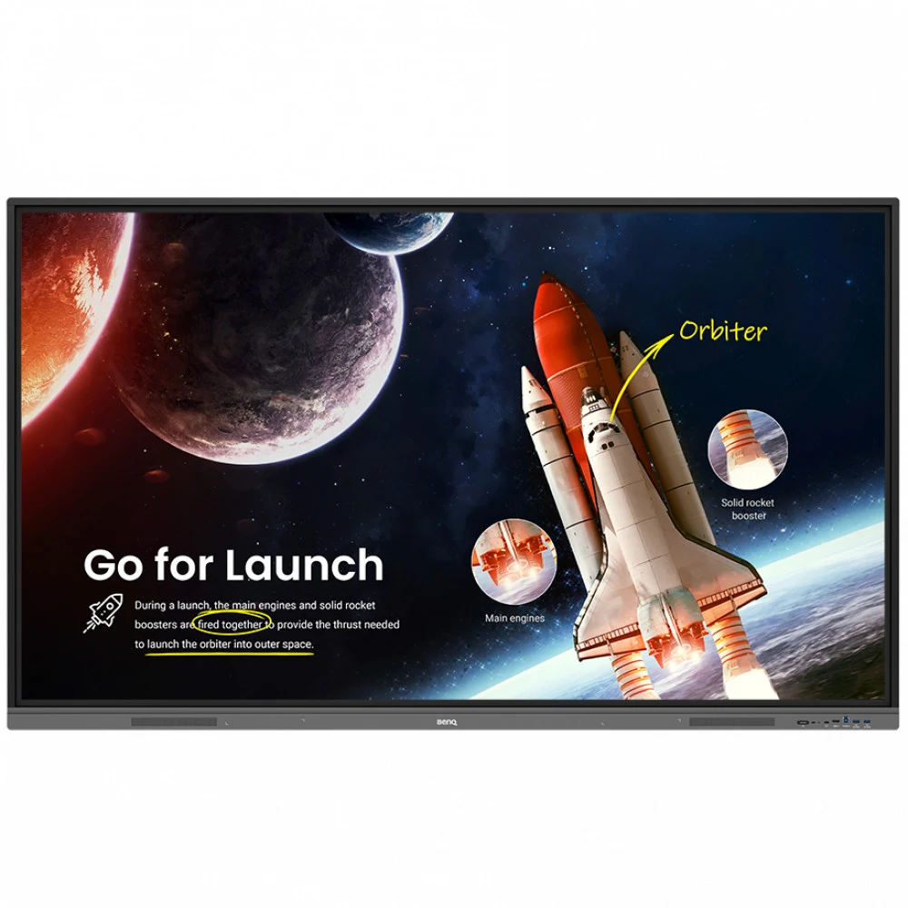 Интерактивная панель LCD 75'' INTERACTIVE FLAT PANEL RE7503 BLACK