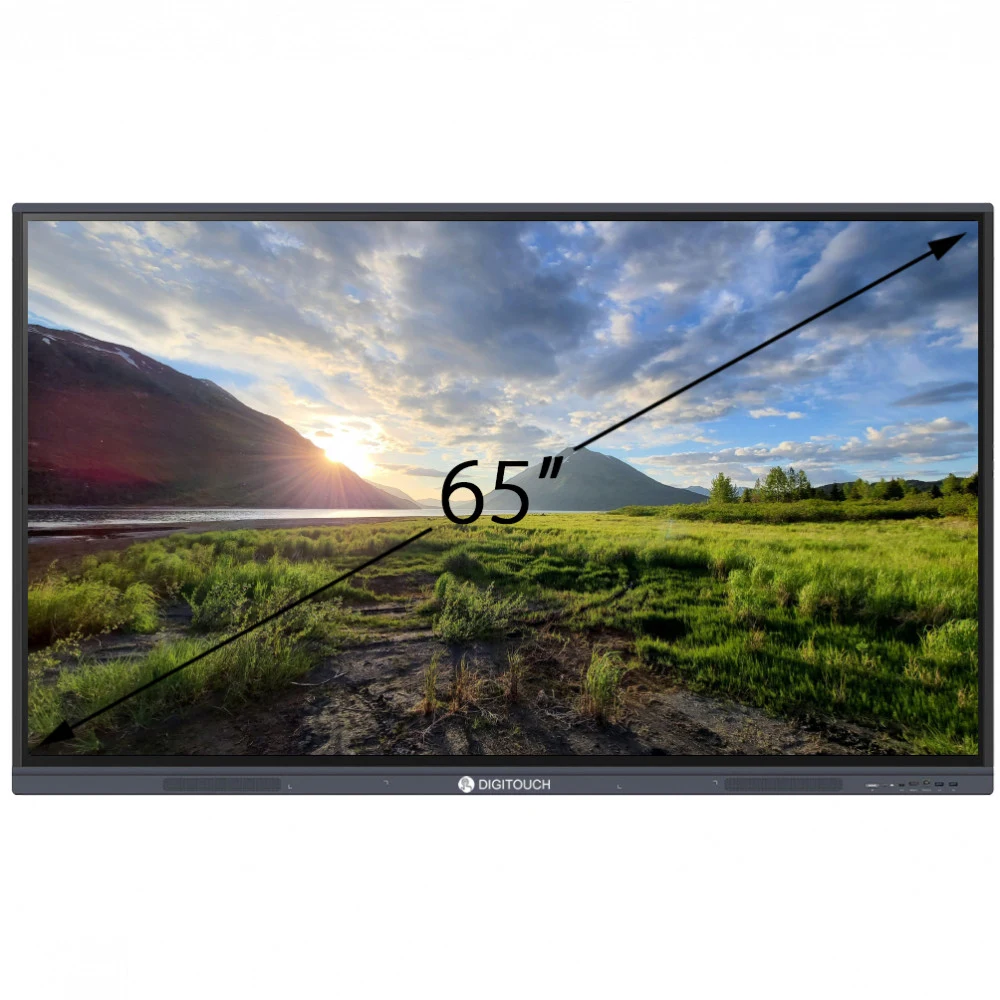 Интерактивная панель DigiTouch T4-65Cam, до 40 касаний, 65 дюймов, Wireless screen, Bluetooth, Встроенная камера и микрофоны 8+128Gb + Cam