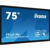 Интерактивная панель, iiyama, TE7514MIS-B1AG, 75", 4K, Android 13, V100, Quad core A76+A55, ОЗУ 8гб, ПЗУ 64гб, чёрный