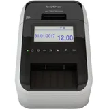 Термопринтер Brother QL820-NWB (для печ.накл.) стационарный серебристый