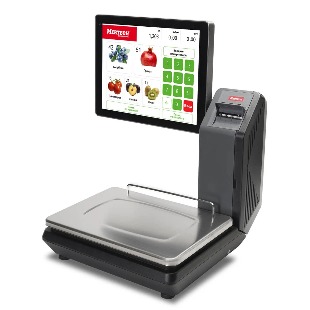 Весы с печатью этикеток M-ER 725 PM-15.2 (15", USB, Ethernet, Wi-Fi) "Ethernet, USB и Wi-Fi Габариты: 500х485х545 мм Платформа: 265х370 мм Питание: кабель Цвет: ЧерныйМаксимальный вес: 15 кг Минимал