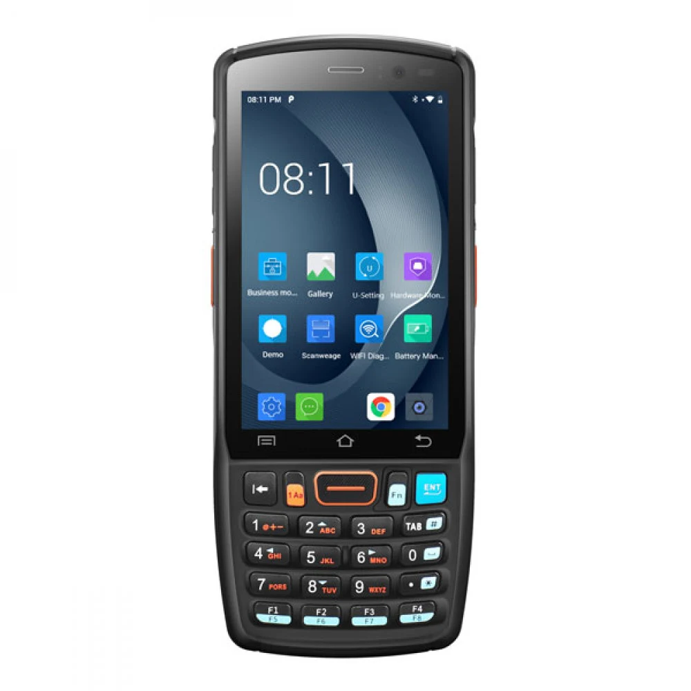 Мобильный терминал Urovo DT40: Android 12.0 / 1.8 GHz / 8хCore, Cortex A53 / Qualcomm SD 450 / RAM 3 GB / ROM 32 GB / Urovo SE2030 /2D Imager / 4.0" / 480 x 800 / Bluetooth / GPS / Wi-Fi / 4500mah /