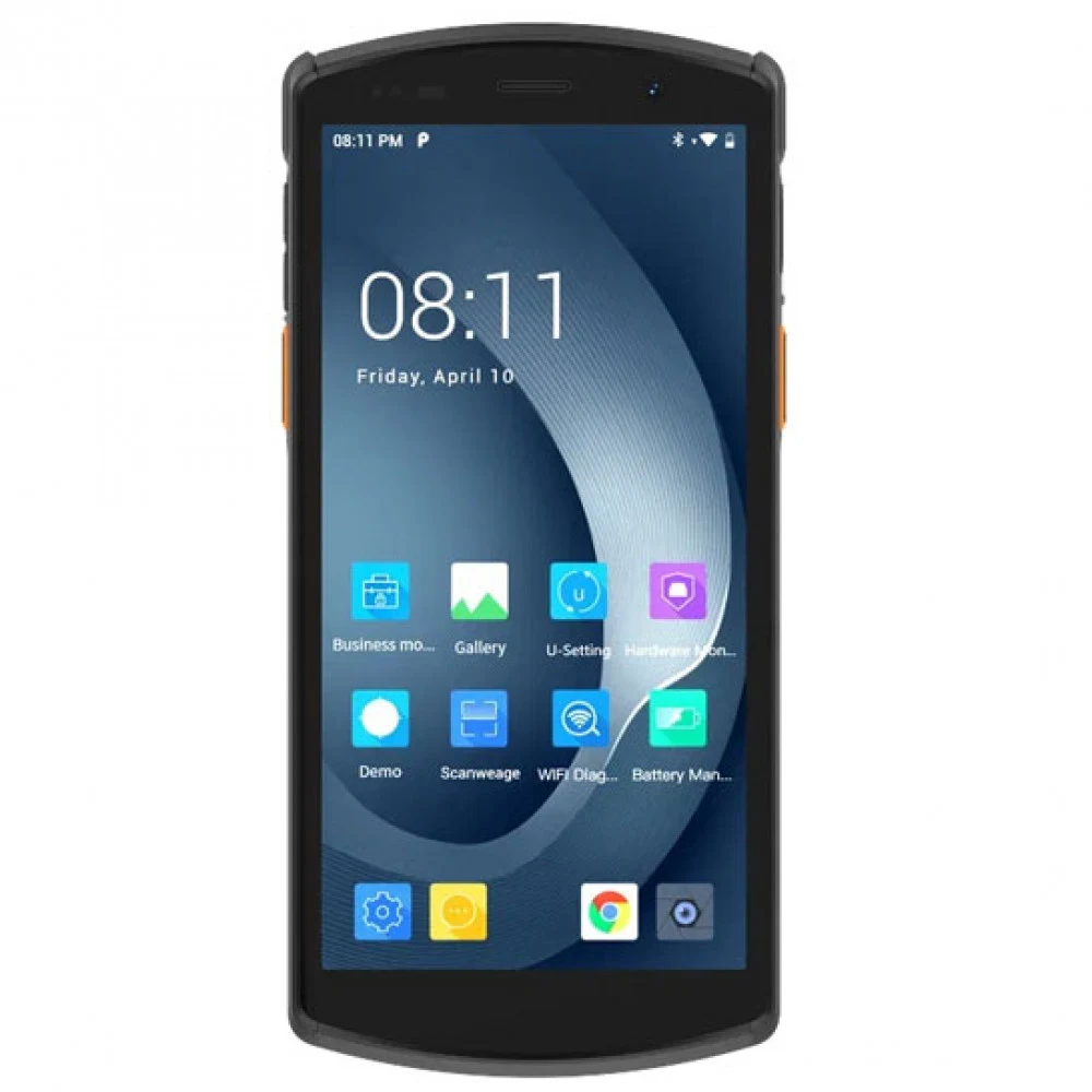 Мобильный терминал Urovo DT50: Android 13 / 2.45 GHz / 8xCore, Kryo 260 CPU / Qualcomm SM 6115 / RAM 4 GB / ROM 64 GB / UROVO 2D (SE2030) / 2D Imager / 5.7" / 720 x 1440 / 2G / 4G (LTE) / Bluetooth