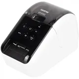 Принтер для этикеток Brother QL-810W с USB, Wi-Fi и AirPrint. Печать черного и красного текста. Печатает наклейки шириной до 62 мм с ПК, смартфона или планшета.
