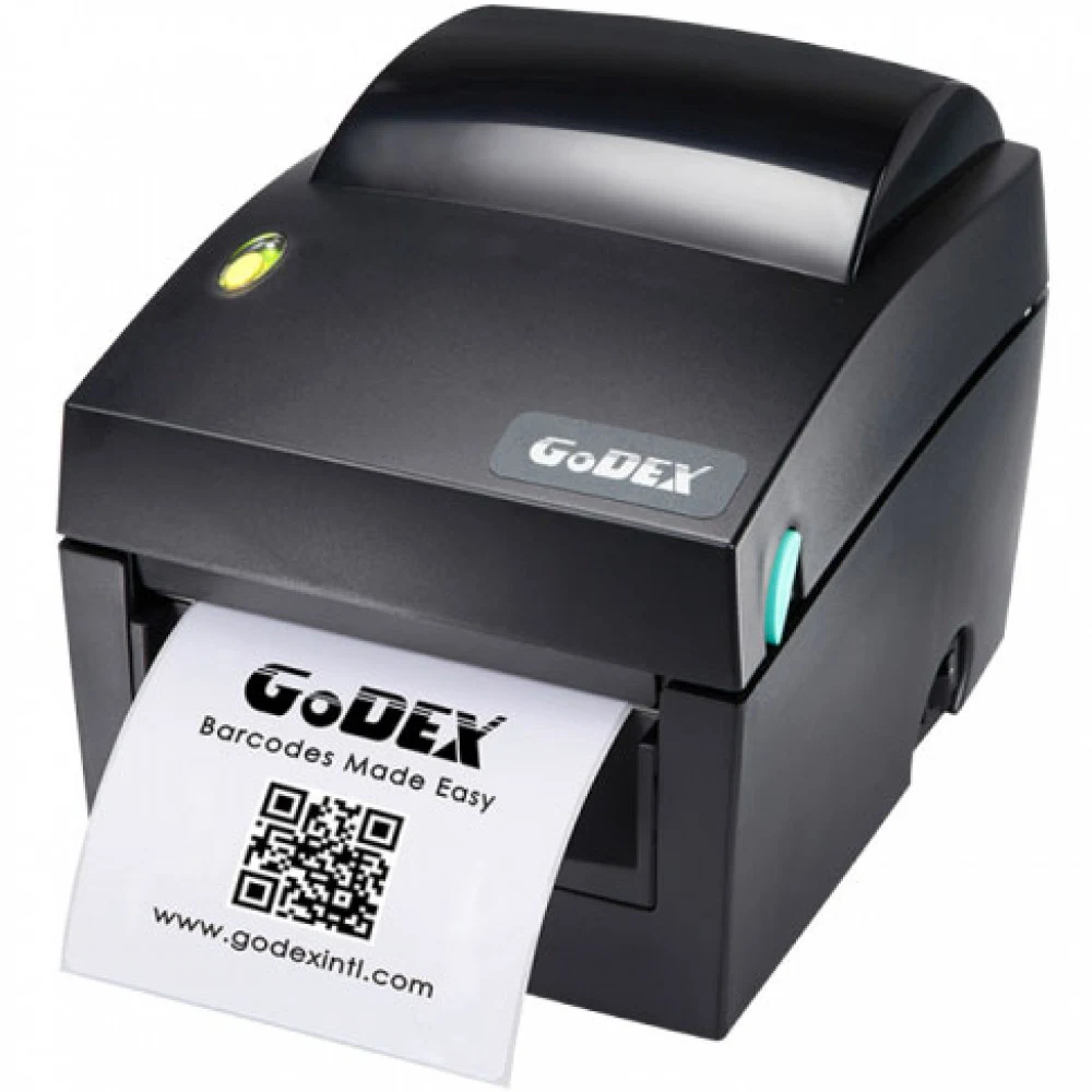 Принтер этикеток термо Godex DT4x (203DPI, USB+RS232+LAN, 118/108, 7 ips, 16 Мб SDRAM, 8 Мб Flash, Black)