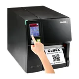 Промышленный термотрансферный принтер этикеток Godex ZX1200i+ (200DPI, USB+RS232+LAN, 10ips, 256/256MB, USB host, цв LCD)+вн.смот подл/этик