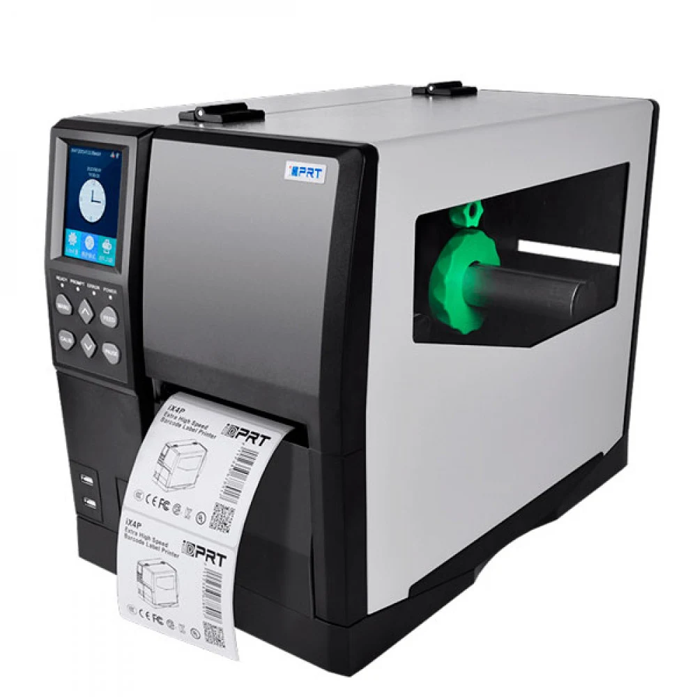 Принтер этикеток iDPRT iX4P, 4", TT, 203DPI, 14IPS (355 mm/sec), 512/256MB, RTC, USB+USB HOST+Ethernet+RS232, ZPL-II, TSPL, EPL2, DPL