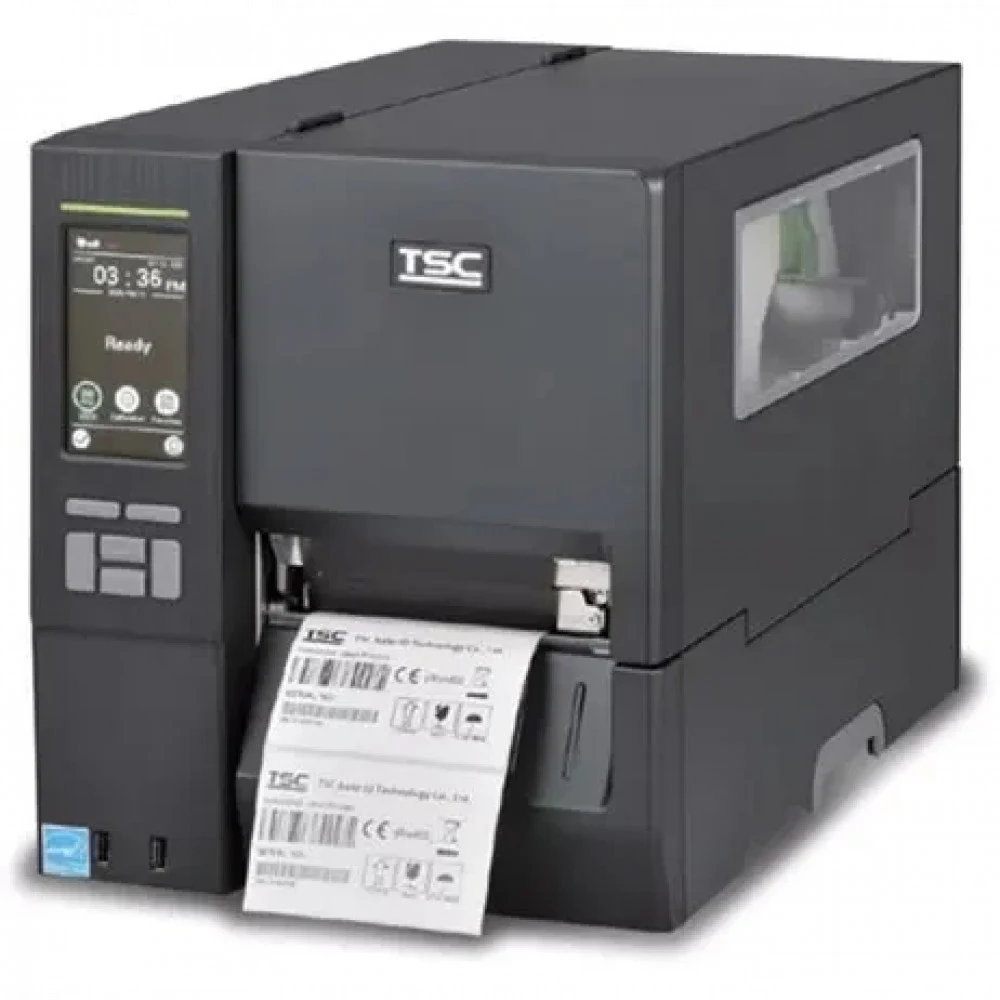 MH641P-A001-0302 - Принтер этикеток TSC MH641P, 600dpi, 4.3" TOUCH LCD, DRAM 256MB/FLASH 512MB, USB+RS-232+ETHERNET+USB HOST, 8" FULL REWIND, MEDIA NEAR END, TOP BM, Wi-Fi READY, EU