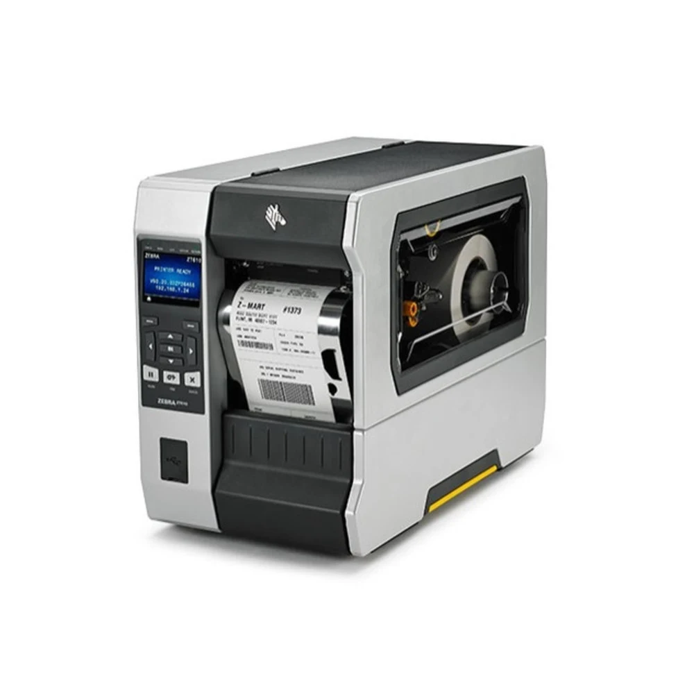 Принтер TT Printer ZT610 4", 203 dpi, Euro and UK cord, Serial, USB, Gigabit Ethernet, Bluetooth 4.0, USB Host, Tear, Color, ZPL