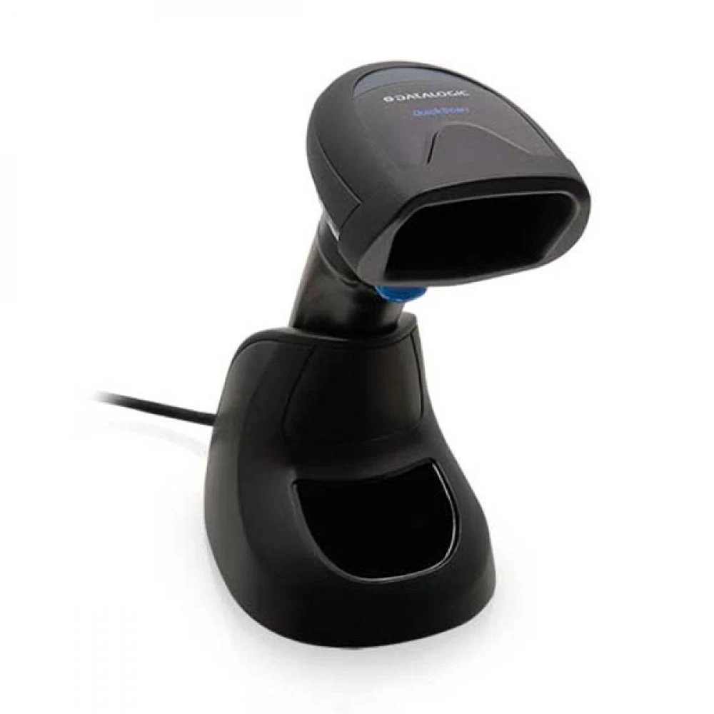 Сканер штрикода Datalogic QuickScan QD2590 2D Mpixel Imager, USB/RS-232/Wedge Multi-Interface, Black, USB Cable (90A052258), Stand (STD-AUTFLX-QD25-BK), поддержка Честный Знак