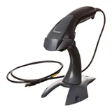 Сканер штрих-кода, Honeywell, Voyager XP 1400G (1400GSR-2USB-1), проводной, с подставкой, ручной, 1D/2D, стандартный диапазон, USB кабель (CBL-500-150-S00), черный