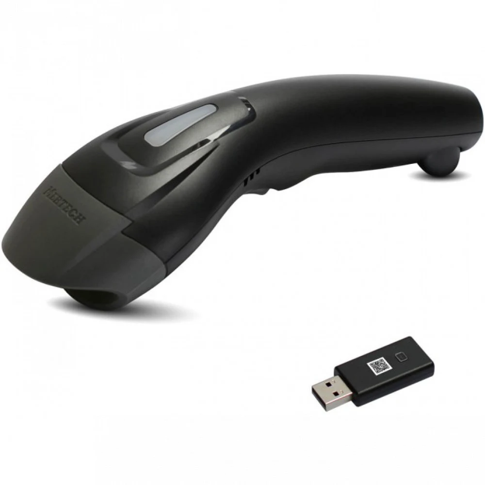 Беспроводной сканер штрих-кода MERTECH CL-610 BLE Dongle P2D USB Black Тип 2D Image Дальность сканирования: 370 мм Скорость сканирования: 100 скан/сек Габариты: 190х65х55 мм Интерфейс USB-COM и USB-