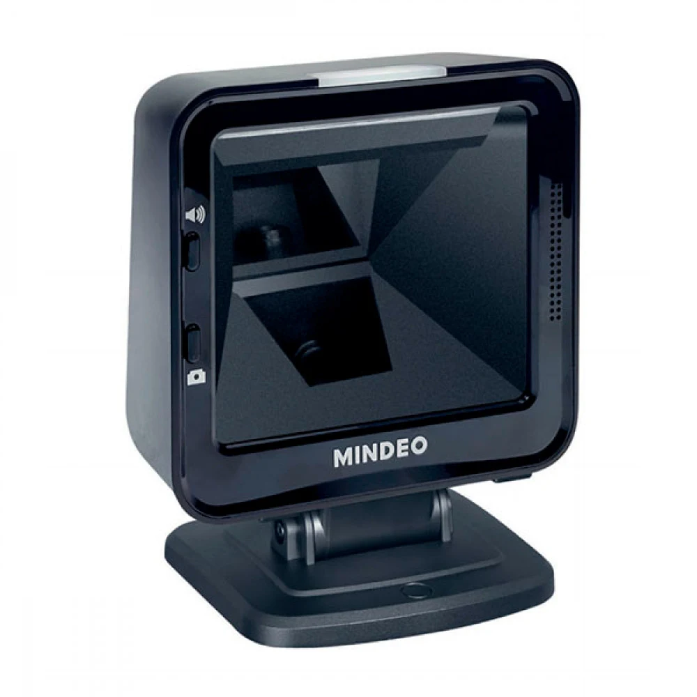 MINDEO MP8610 USB Сканер ШК с подставкой (презентационный, 2D имидж, черный)