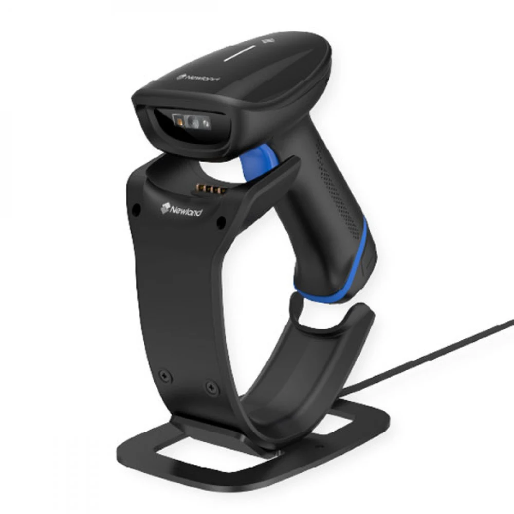 Сканер беспроводной Newland HR2000-BT, 2D CMOS Wireless Bluetooth Handheld Reader with Stand/Docking Station and integrated USB-A cable