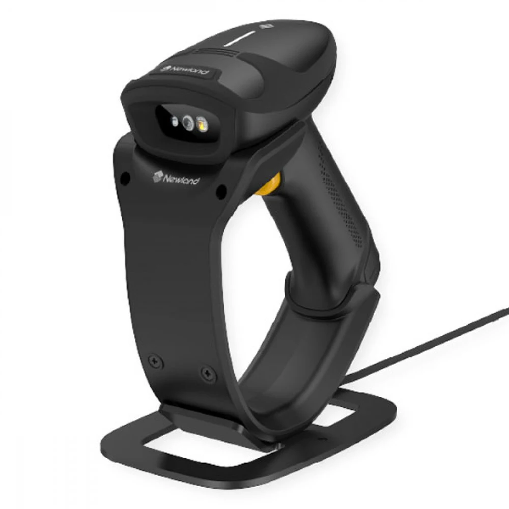 Сканер беспроводной Newland HR3000-BT, 2D CMOS Mega Pixel Wireless Bluetooth Handheld Reader with Stand/Docking Station and integrated USB-A cable