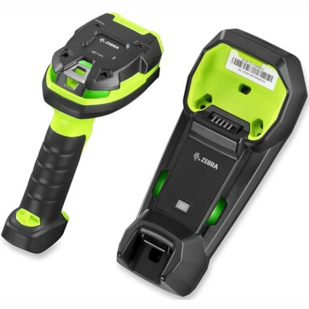 DS3678-ER RUGGED GREEN VIBRATION MOTOR STANDARD CRADLE USB NO LINE CORD KIT: DS3678-ER2F003VZWW SCANNER, CBA-U42-S07PAR SHIELDED USB CABLE SUPPORTS 12V P/S, STB3678-C100F3WW CRADLE, PWR-BGA12V50W0WW