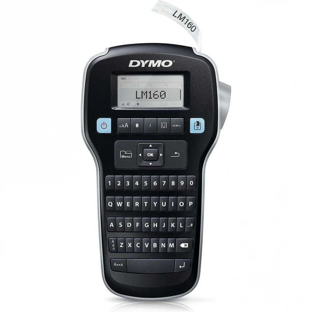 S0946360 - Ленточный принтер DYMO LM160, ленты D1 шириной 6, 9, 12 мм, клавиатура - латиница