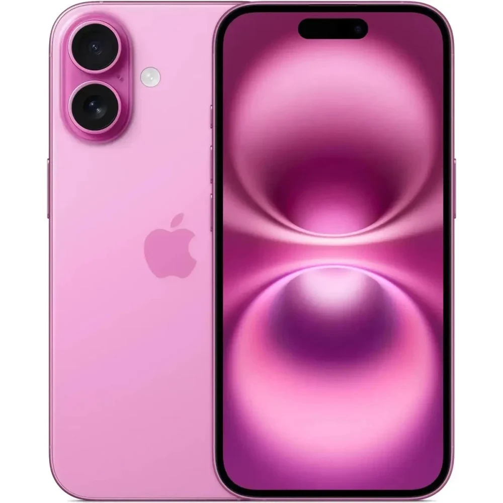 Смартфон Apple iPhone 16 128GB Pink /6.1"/60 Гц/128 ГБ/А18/1 nano-SIM/1 eSim/4G LTE/5G/BT 5.3/Wi‑Fi 7/NFC/IP68/USB Type-C/розовый (MYEA3HN/A)