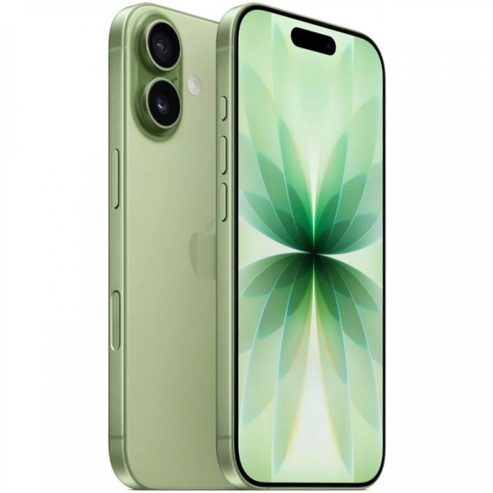 Смартфон Apple A3520 iPhone 17 256Gb 8Gb зеленый моноблок 3G 4G 1Sim 6.3" 1206x2622 iOS 26 48Mpix 802.11 a/b/g/n/ac/ax/be NFC GPS Protect